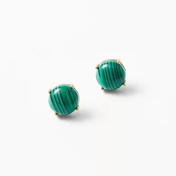 Ann Taylor Marbleized Ball Stud Earrings - Picture 2 of 5